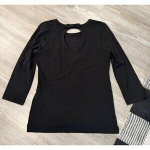 Kate Spade Bow Back Top Black M/L